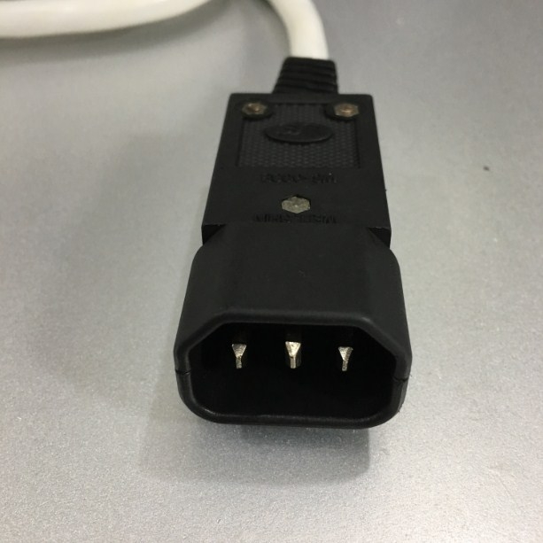 Dây Nguồn Máy Chủ WELL SHIN IEC320 C13 to C14 10A 250V 3x1.0mm² For PDU UPS And Server Computer Power Cord White Cable Length 2.5M