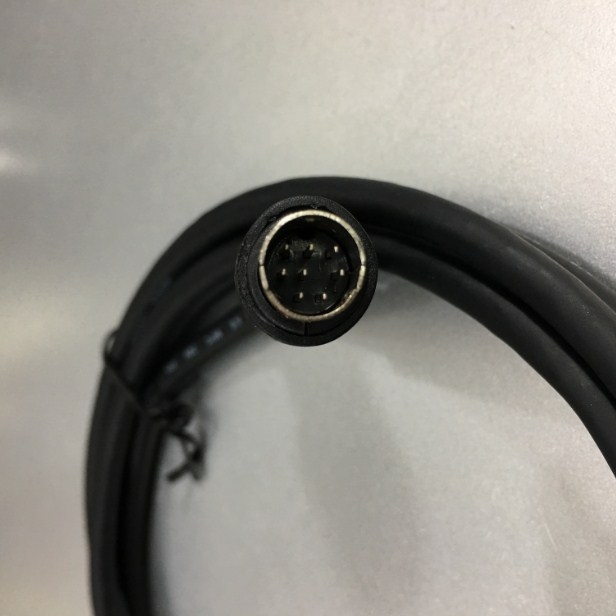 Cáp Lập Trình PLC Programming Cable Allen Bradley 1761-CBL-PM02 Communication RS232 8 Pin Mini DIN Male to DB9 Female Dài 1.8M For Allen Bradley MicroLogix 1500 Với Computer