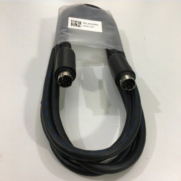 Cáp Lập Trình Allen Bradley 1761-CBL-AM00 1761 Series CPU And AB Repeater Connecting RS232 Cable Mini Din 8 Pin Male to Male Length 1.8M