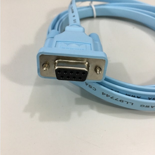 Cáp Điều Khiển Cisco 72-3383-01 RS232 DB9 Female to RJ45 Console Management Router Cable Blue Length 1.8M