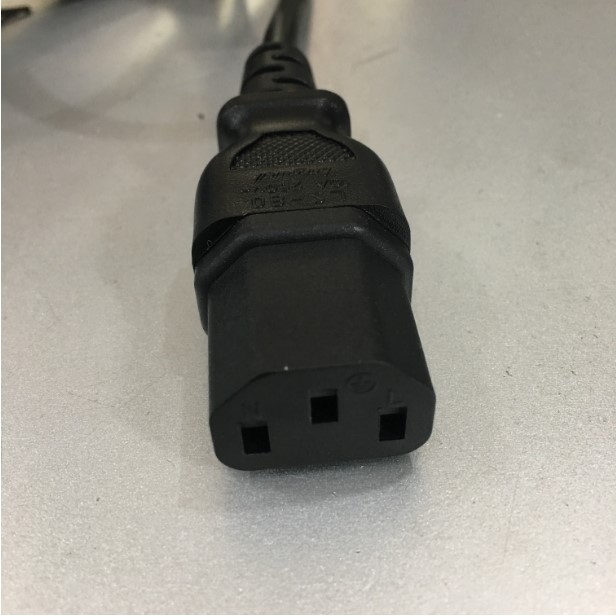 Dây Nguồn 2 Chân Tròn Longwell LP-34A LS-60 AC Power Cord Europe Plug Schuko CEE 7/7 to IEC320 C13 10A 250V 3x0.75mm Length 1.8M