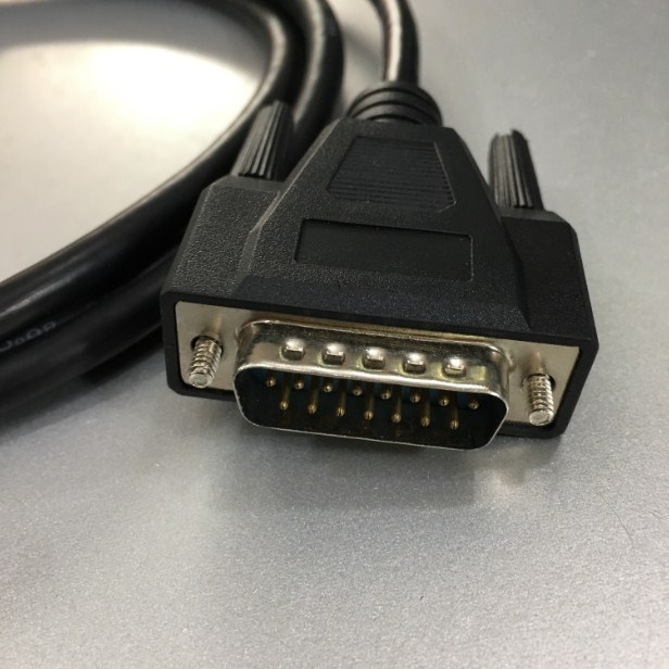 Cáp Lập Trình Allen Bradley 1770-CG RS-232C INTERFACE CABLE DB15 Male 2 Row 15 Pin to DB25 Male Length 5M