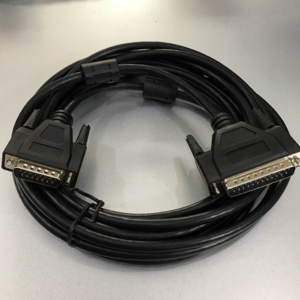 Cáp Lập Trình Allen Bradley 1770-CG RS-232C INTERFACE CABLE DB15 Male 2 Row 15 Pin to DB25 Male Length 5M