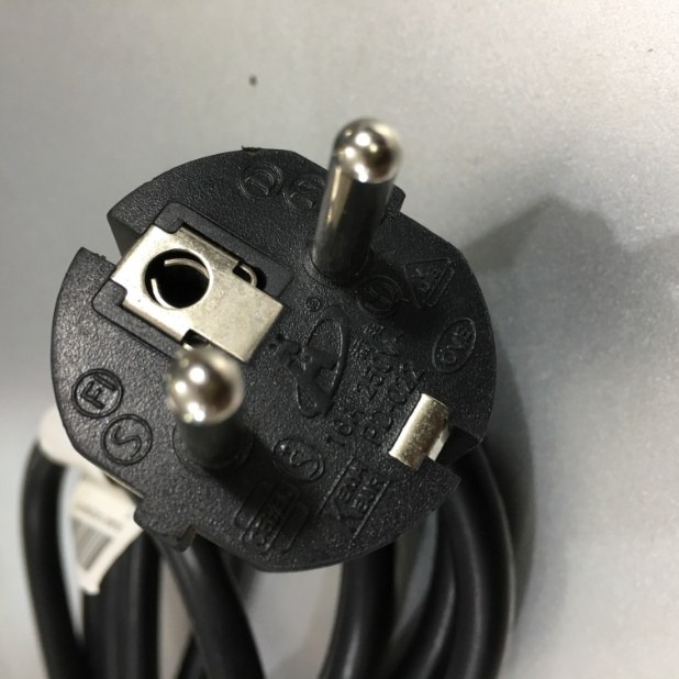 Dây Nguồn GUANGDONG PANYU PD-002 PD-032-3 European Schuko Power Cord CEE 7/7 to Left Angle IEC320 C13 10A 250V 3x1.0mm² Length 3M