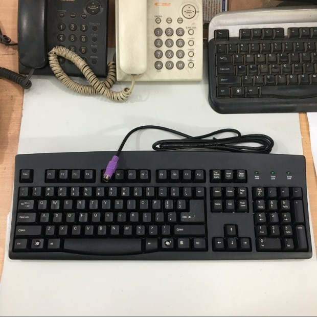 Bàn Phím Chính Hãng Solidtek Microsoft ACK-260 PS2 English Keyboard For Inmarsat C JUE85  JUE87 Hệ Thống Liên Lạc Dữ Liệu Vệ Tinh Di Động