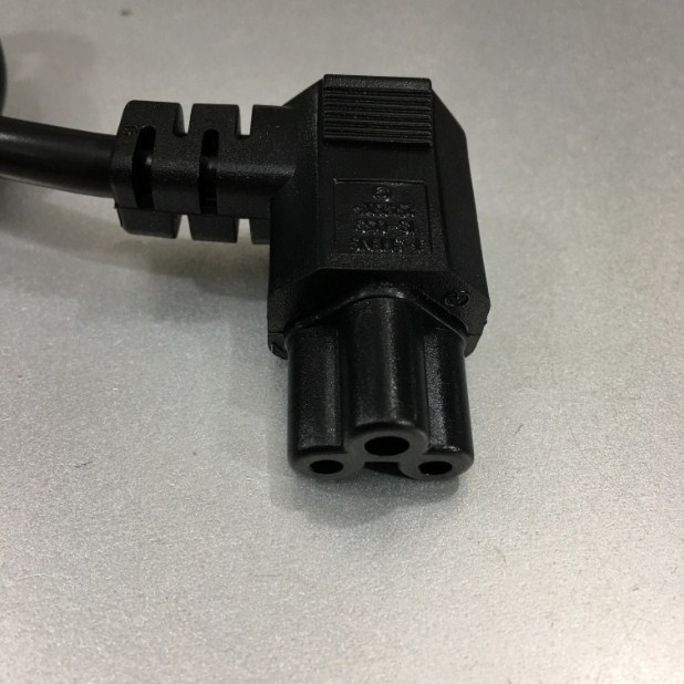 Dây Nguồn UK Plug BS 1363 to RIGHT ANGLE IEC 320 C5 Power Cord I-SHENG SP-62 IS-039 5A/2.5A 250V 3x0.75mm² Length 1.8M