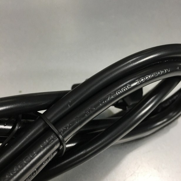 Dây Nguồn UK Plug BS 1363 to RIGHT ANGLE IEC 320 C5 Power Cord I-SHENG SP-62 IS-039 5A/2.5A 250V 3x0.75mm² Length 1.8M