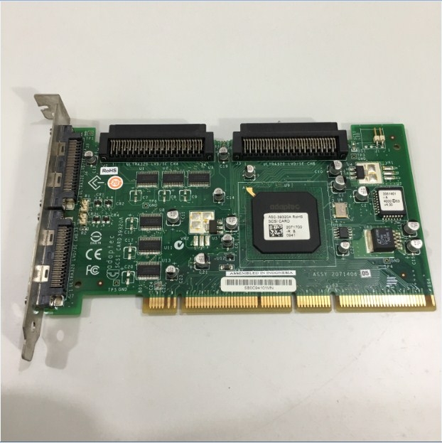 Card PCI 4X SCSI U320 39320A-R Controller ASC-39320A ADAPTEC