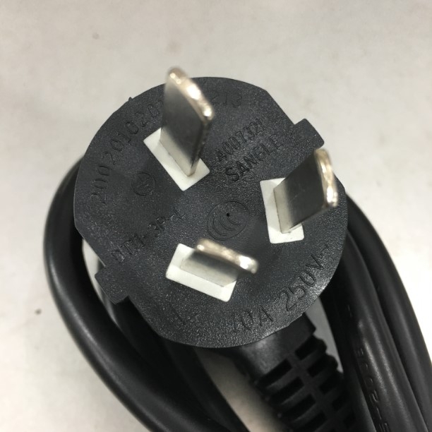 Dây Nguồn SANGLE DTII-3P-07 DTII-3P-04 Australia & China Chuẩn 3 Chân Chéo Tam Giác AC Power Cord GB2099 to C13 10A 250V 3x0.75mm² Length 1.5M