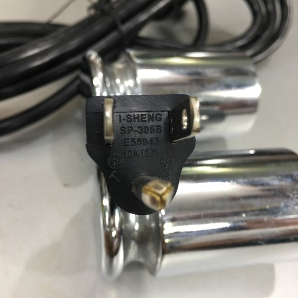 Dây Nguồn NEMA 5-15P Plug To IEC 60320 C13 Power Cord I-SHENG SP-035B IS-14N 10A 125V 3x0.824mm² Length 2.3M