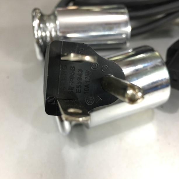 Dây Nguồn I-SHENG E55943 SP-035B IS-14 NEMA 5-15P To C13 AC Power Cord 10A 125V 3x0.824mm² 18AWG Length 1.8M