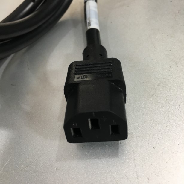 Dây Nguồn Chữ L 90 Độ Vuông Sang Góc Trái VOLEX VAC14LA 386A 180-2380-01 AC Power Cord C14 Left Angle to C13 13A 16AWG 250V 3x1.31mm² 2M For Máy Pha Mầu Sơn CPS Color COROB D200 D300 D4100 D600 D700 D800TX