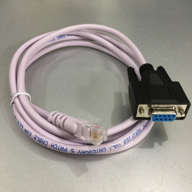 Cáp Cấu Hình Switch Connexium Schneider 490NTRJ11 Cable RJ11 4Pin 4P4C to Com RS232 DB9 Female Length 2M