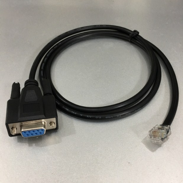 Cáp Cấu Hình Nối Tiếp ConneXium Switch Schneider 490NTRJ11 Cable RJ11 6Pin 6P6C to Com RS232 DB9 Female Length 1.5M