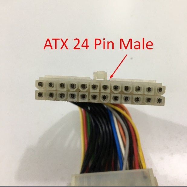 Cáp Chuyển Nguồn ATX 20 Pin Female to 24 Pin Male Internal PC Power Supply Cable