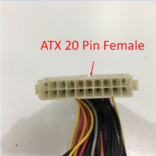 Cáp Chuyển Nguồn ATX 20 Pin Female to 24 Pin Male Internal PC Power Supply Cable