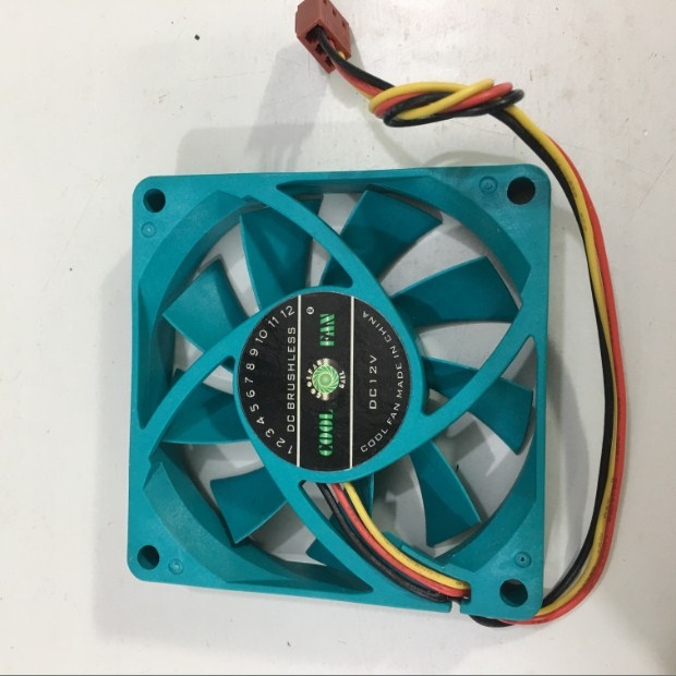Fan Brushless Cooling 70x70x15mm 3500rpm DC 12V 1.4W Connector 3Pin