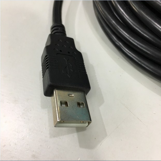 Cáp Kết Nối Truyền Thông PLC Programming USB Type A to Mini B Cable For Mitsubishi FX3U-USB-BD Tới Computer Length 5M