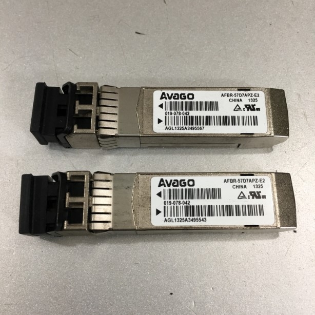 Module Quang Optical Network Avago 8GB SFP+ AFBR-57D7APZ-E2 EMC 019-078-042 For EMC, Qlogic, Emulex, Etc