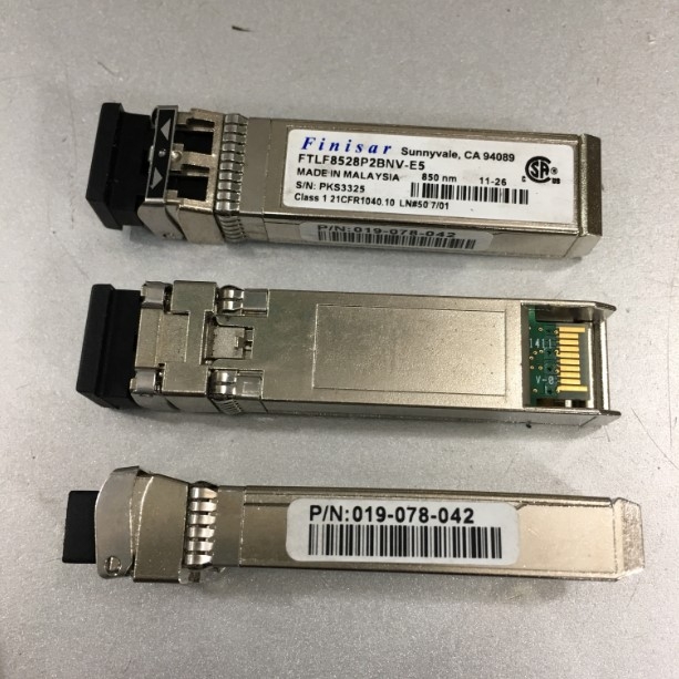 Module Quang Optical Network FINISAR FTLF8528P2BNV-E5 8GB SWL SFP Sunnyvale CA 94089 For EMC, Qlogic, Emulex, Etc