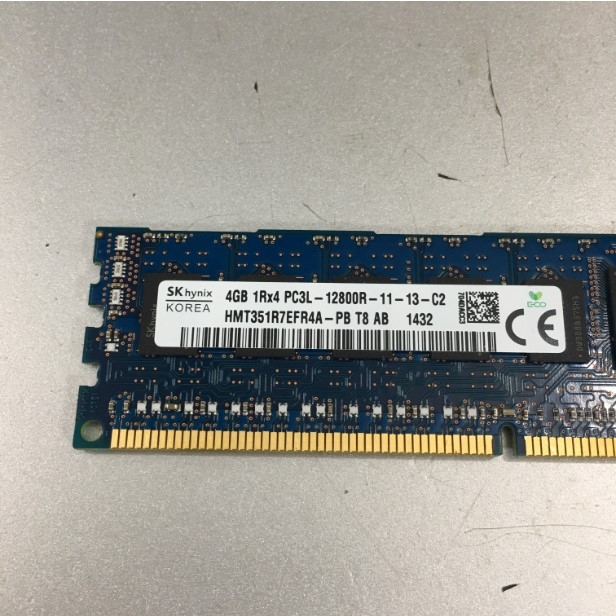 Ram Máy Chủ HMT351R7EFR4A-PB T8 AB Hynix 4GB 1RX4 PC3L-12800R DDR3-1600MHz ECC Registered CL11 240-Pin DIMM 1.35V Low Voltage Single Rank Memory Module