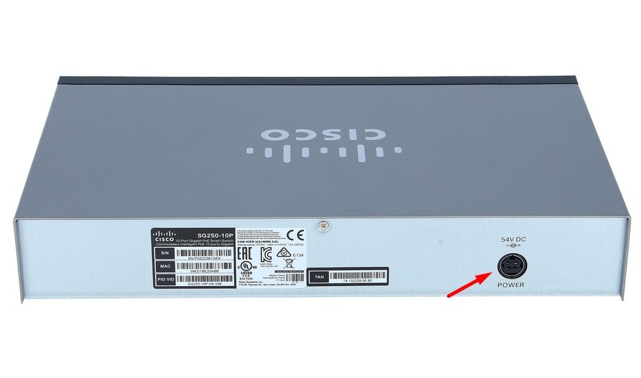 Adapter 48V 2.5A 120W Original FSP Group Inc FSP120-AFB For Cisco SG250-10P-K9 Business SG250-10P Switch Connector Size 4P Mini Din 10mm
