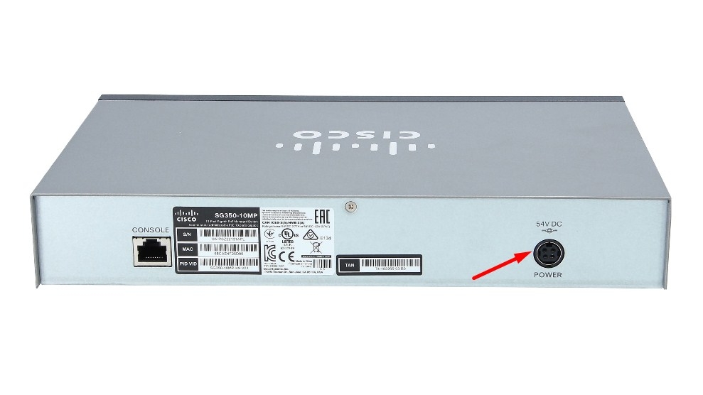 Adapter 54V 1.67A 90W FSP090-AWBN3 FSP Group Inc For Cisco SG300-10 10 Port Gigabit POE Managed Switch Connector Size 4PIN Mini Din 10mm