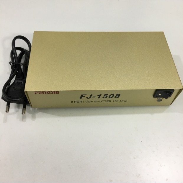 Bộ Chia Tín Hiệu FENGJIE FJ-1508 1 to 8 Ports VGA Splitter For Projector TV Monitor 150MHz