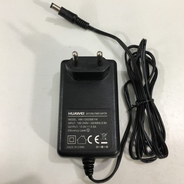 Adapter Original HUAWEI HW-120200E1 W 12V 2A For Camera, Switch, Wifi, Modem Connector Size 5.5mm x 2.1mm