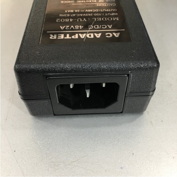 Adapter 48V 2A  96W YU-4802 Connector Size Terminal Block 3 Pin