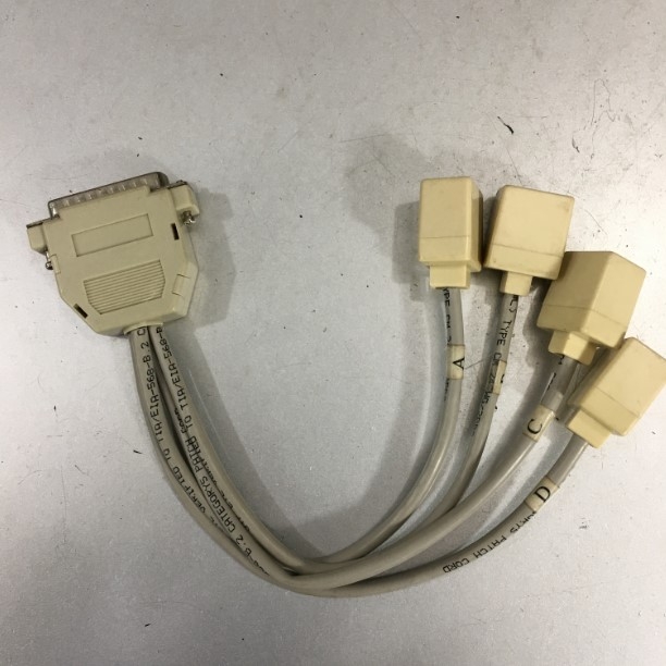 Cáp DB25 Male to 4 Port RJ45 Female Adapter Cable Length 30cm