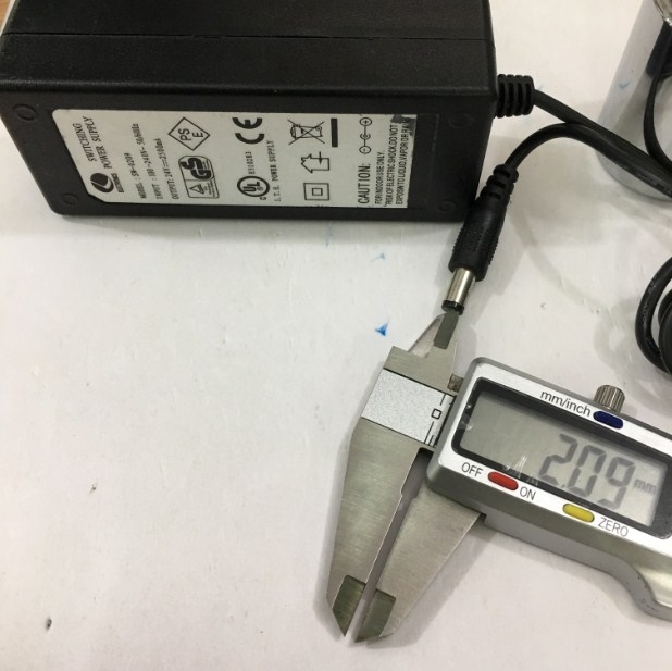 Adapter Original 24V 2.5A ITE SW-0209 Connector Size 5.5mm x 2.1mm