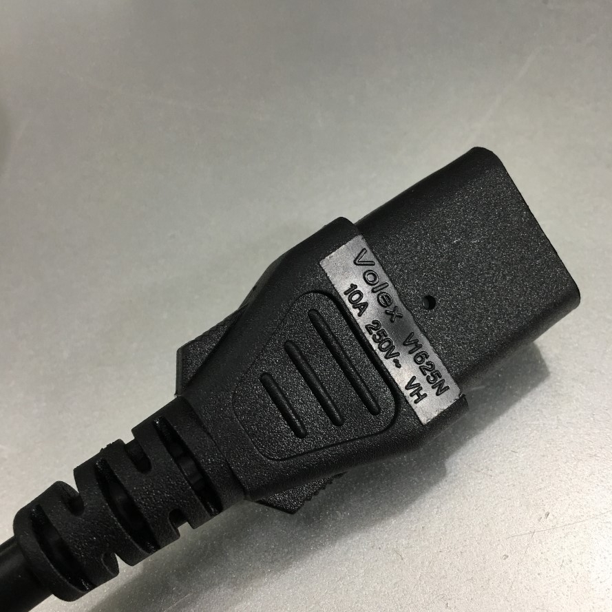 Dây Nguồn Cisco CAB-18AWG-AC 6Ft Dài 1.8M AC Power Cord NEMA 5-15P to C13 10A 250V 18AWG 3x0.75mm² Cable OD 6.8mm in China