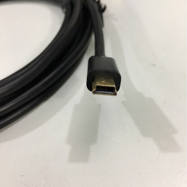 Cáp Kết Nối Truyền Thông PLC Programming USB Type A to Mini B Cable For Mitsubishi FX3U-USB-BD Tới Computer Length 3M