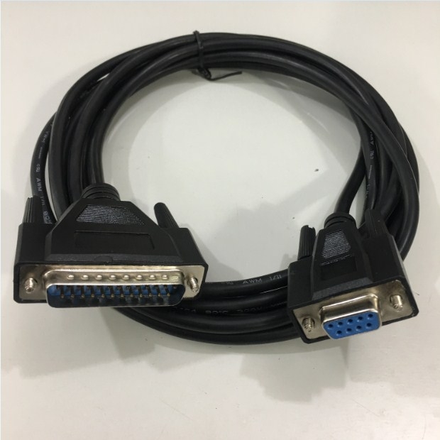 Cáp Máy In Hóa Đơn Printer Epson TM-U295 Cable Serial RS232 DB25 Male to DB9 Female Length 1.8M