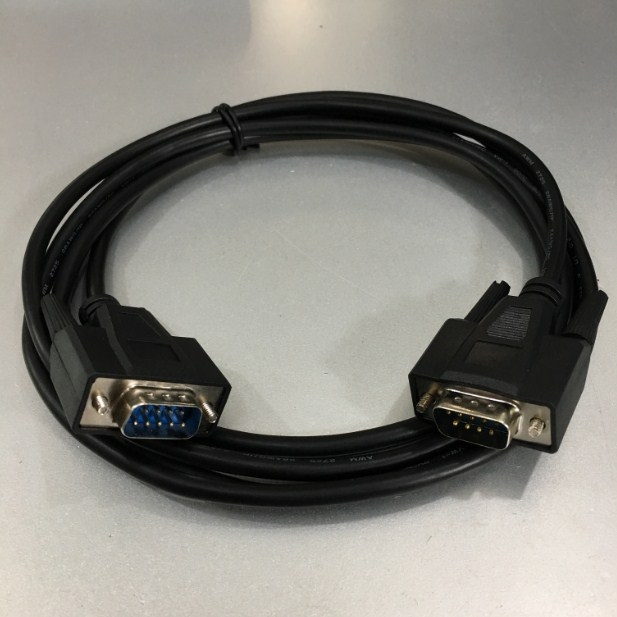 Cáp Kết Nối Điều khiển PLC SIEMENS S7-200/300 Với Màn Hình Delta HMI DOP-B Series HMI Qua Giao Thức RS485 Connector Cable DB9 Male to DB9 Male Length 2M