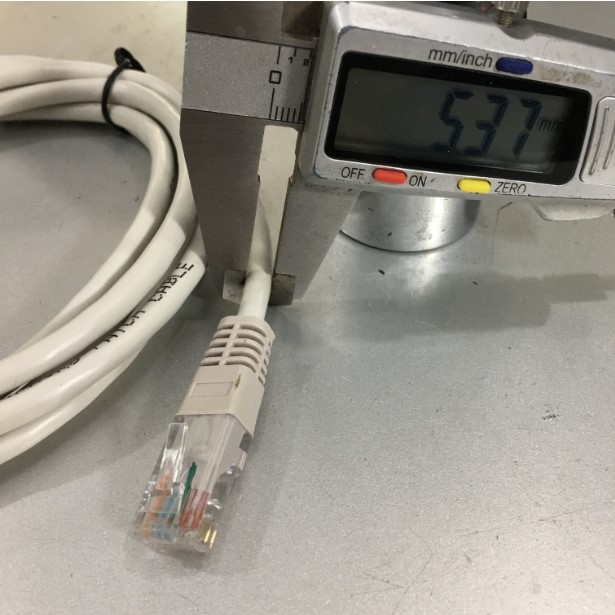 Dây Nhẩy Original Patch Cord Lan Network Cisco 372-00010-005 Cat5e UTP 8 Wire Full Straight-Through Cable White Supports 10/100/1000 Ethernet Length 1.8M