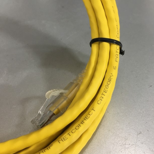 Dây Nhẩy COMMSCOPE AMP UTP Cat6 Patch Cord Straight Through Cable 1-1859251-0 YELLOW JACKET Length 3M