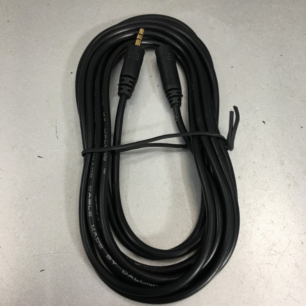 Cáp Tín Hiệu Nối Dài Âm Thanh Audio Cable 3.5mm Male to Female Audio Extension Cable OEM Black Length 1.5M