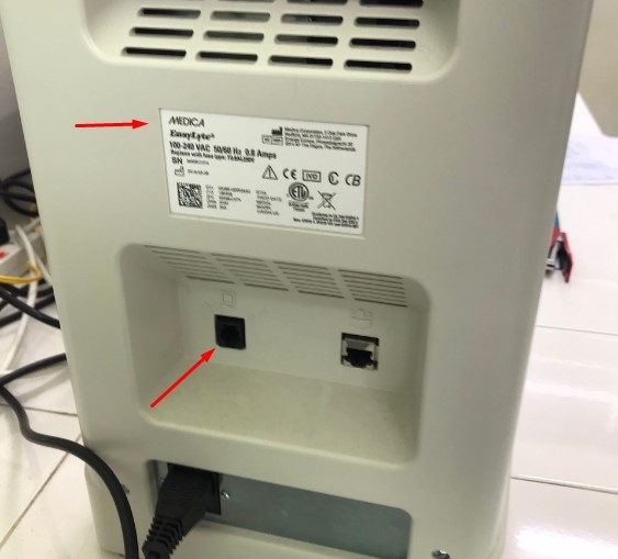 Cáp Truyền Dữ Liệu Kết Quả Phân Tích Máy Điện Giải MEDICA EasyLyte Na/K/CL Analyzer Electrolyte Analyzer Với Máy Tính Cable RJ12 6 Pin 6P6C to Serial RS232 DB9 Female 3M