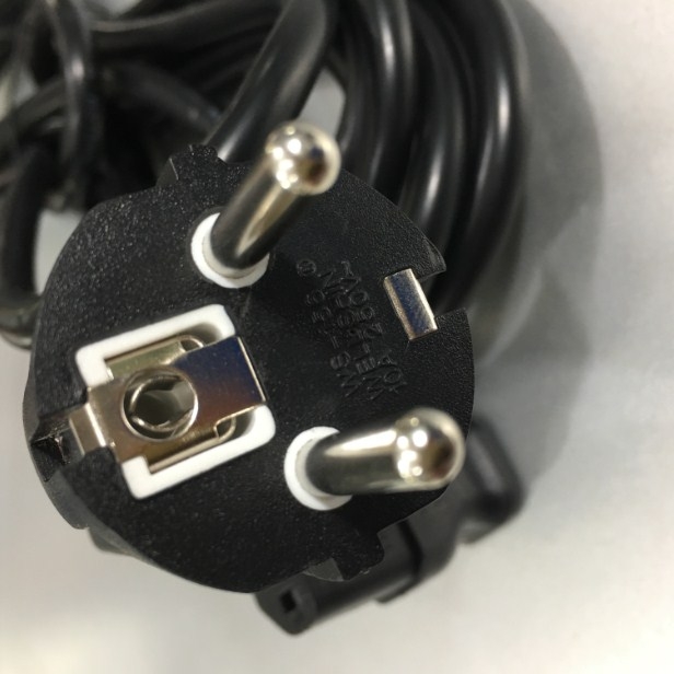 Bộ Combo Adapter European Schuko Power Cord CEE 7/7 to NEMA 5-15R Và NEMA 5-15P Plug To Left Angle IEC 60320 C13 YUNG LI  11A 250V 3x1.25mm² Length 4.5M