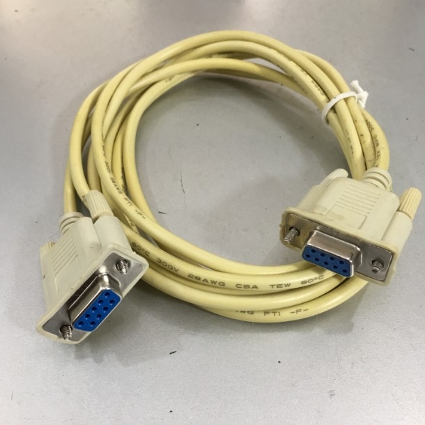 Cáp RS232 Chuẩn Chéo DB9 Female to DB9 Female Null Modem With Partial Handshaking Length 2.5M