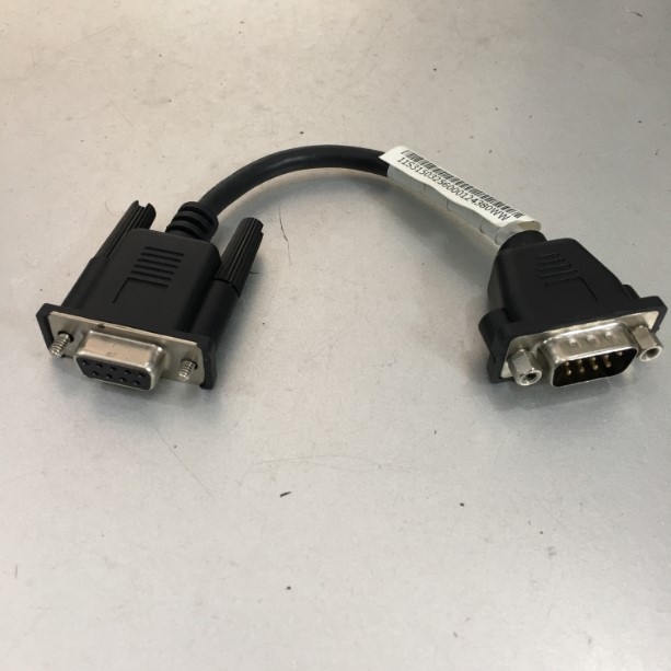 Cáp Cổng Com RS232 Âm Dương Dây Thẳng Chất Lượng Cao IBM 54Y9383 Serial Data Cable DB9 Extension Cable Male to Female Black Length 15Cm