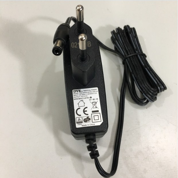 Bộ Chuyển Đổi Nguồn  Adapter 5V 1A DVE For Switch D-LINK DGS-1008A 8 Port Gigabit Connector Size 5.5mm x 2.1mm