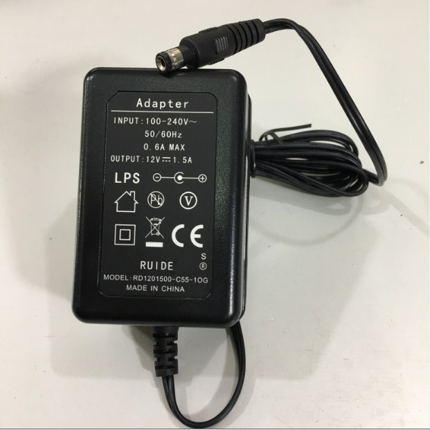 Adapter 12V 1.5A RUIDE Connector Size 5.5mm x 2.1mm For Ruckus Wireless ZoneFlex R310 R300 R500 R510 ZoneFlex R510