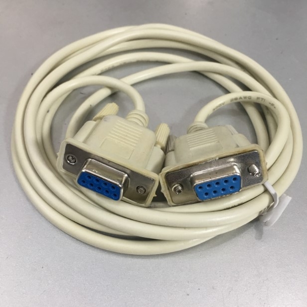 Cáp RS232 Chuẩn Chéo DB9 Female to DB9 Female Null Modem With Full Handshaking Length 2.4M