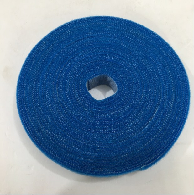 Băng Dán Dính Hai Mặt Velcro Brand One Wrap Cable Tie Continuous Roll For Hệ Thống Mạng Viễn Thông Tốc Độ Cao 20mm x 10m Blue Fiber Optic Network Ethernet Patch Cord Cable Dài 10M