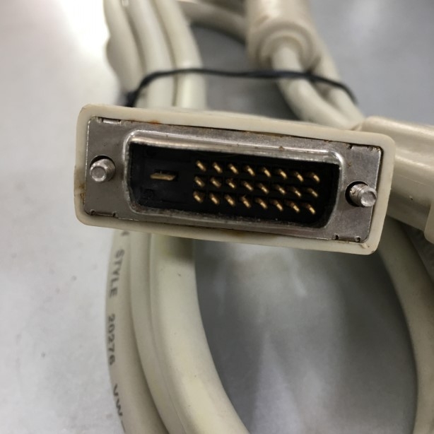 Cáp Tín Hiệu DVI-D to DVI-D Single Link Up to 1920 x 1200 Pixels Grey Cable Length 1.8M