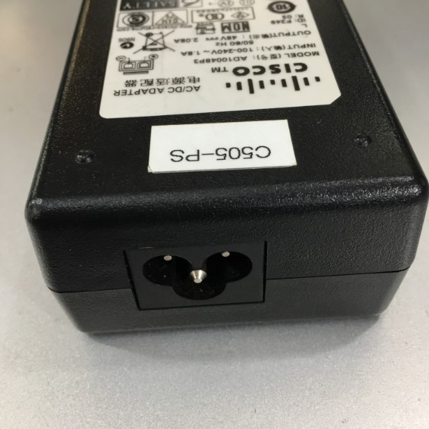 Adapter Cisco AIR-CT2504-HA-K9 Cisco Original AD10048P3 48V 2.08A 341-0183-02 Connector Plug Size 2Pin