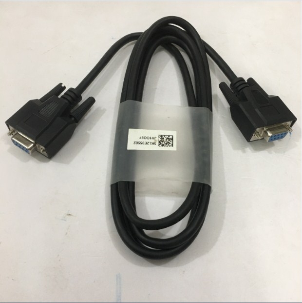 Cáp Lập Trình Giao Tiếp Giữa Delta HMI TP04 Series Và PC DVPACAB530 Cable RS232 DB9 Female to DB9 Female Cable PVC Black Length 1.8M